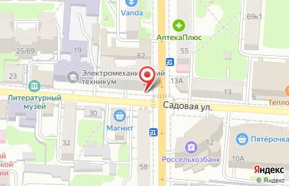 Аптека Живика на улице Радищева на карте