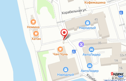 Пирожковая на Корабельной улице на карте