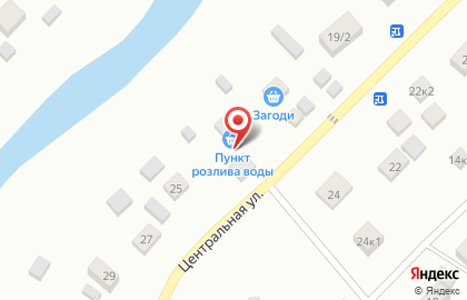 Магазин хозяйственных товаров Крепеж на Центральной улице на карте