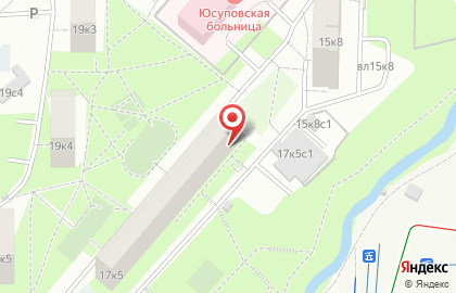 Молодежный спортивный центр Котловка на Нагорной улице на карте