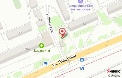 Магазин продуктов За Сибирь на улице Говорова на карте