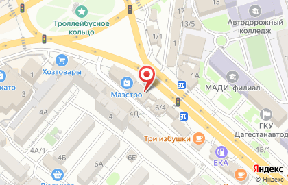 Магазин детского питания Малютка на проспекте Имама Шамиля на карте
