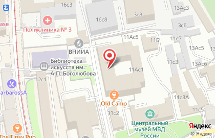 Студия персональной растяжки Vibrostretching.ru на метро Новослободская на карте