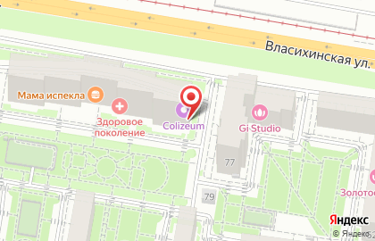 Сервисный центр F13 на Власихинской улице на карте