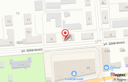 Магазин товаров для рыбалки Карась на улице Шевченко на карте