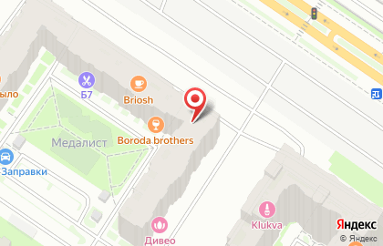 Мини-маркет Патиссон на проспекте Маршала Блюхера на карте