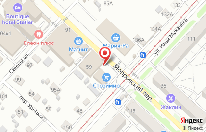 Киоск по продаже хлебобулочных изделий в Барнауле на карте