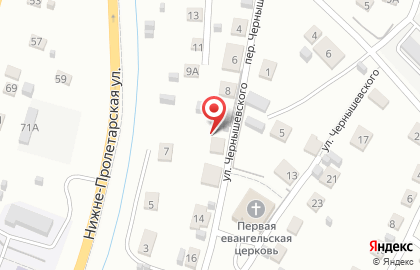 Ателье Евгения на улице Чернышевского на карте