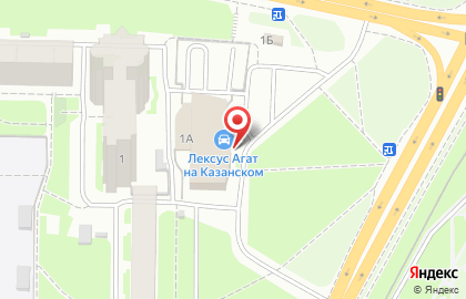 Автосалон и сервисный центр Lexus АГАТ на Казанском шоссе, 1а на карте