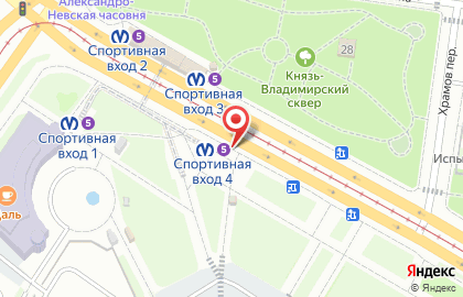 Кафе-пекарня Briosh на проспекте Добролюбова на карте