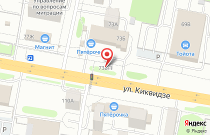 Магазин Жупиков на улице Киквидзе на карте