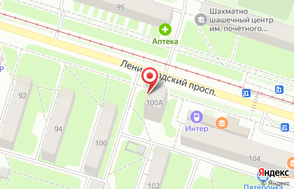 Оптово-розничный магазин товаров для школы и офиса GrossHaus на Ленинградском проспекте на карте