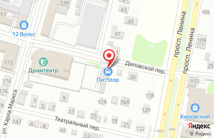 Автомастерская ПИТstop на карте