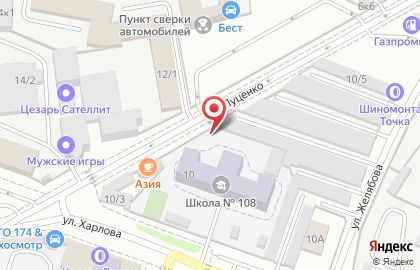 Автосервис Империя Авто в Ленинском районе на карте