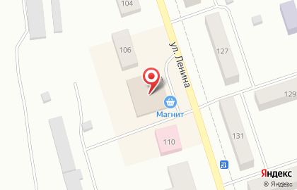 Магазин алкогольных напитков Лион на улице Ленина на карте