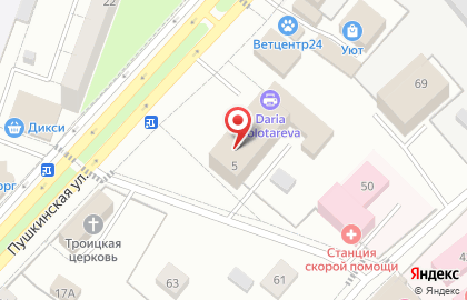 Теплономов на Пушкинской улице на карте