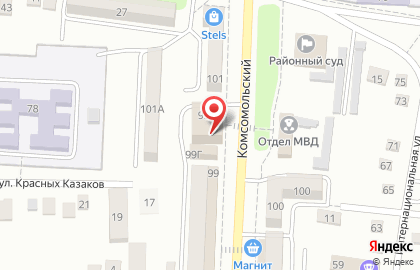 Сервисный центр Моби-Сервис на Комсомольском проспекте на карте
