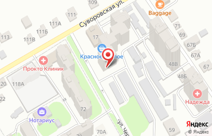 Участковый пункт полиции Управление МВД России по г. Курску на улице Чернышевского на карте