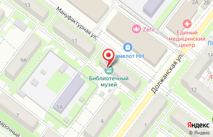 Детская художественная школа Малая Третьяковка в Нижнем Новгороде на карте