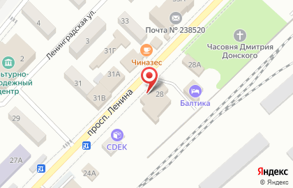 Четыре лапы на проспекте Ленина на карте