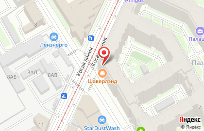 Кафе Еврик в Василеостровском районе на карте