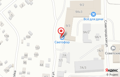 Продовольственный дискаунтер Светофор в Орджоникидзевском районе на карте