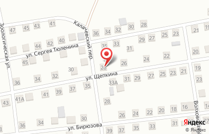 Продуктовый магазин на ул. Щепкина, 1а на карте