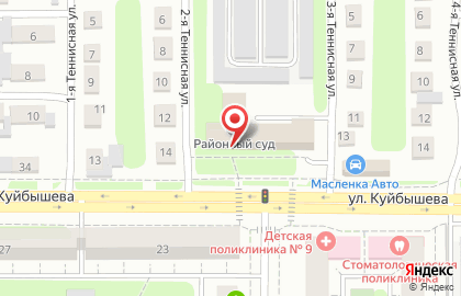 Курчатовский районный суд на карте