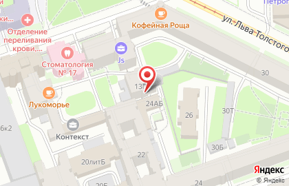 Камея на улице Рентгена на карте