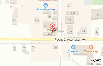 Башмачок на улице Володарского на карте