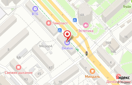 Магазин нижнего белья MilaVitsa в Центральном районе на карте