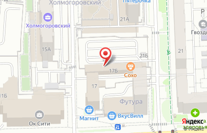 Terminal на улице Холмогорова на карте