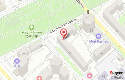 Детский центр Каруселька в Центральном районе на карте