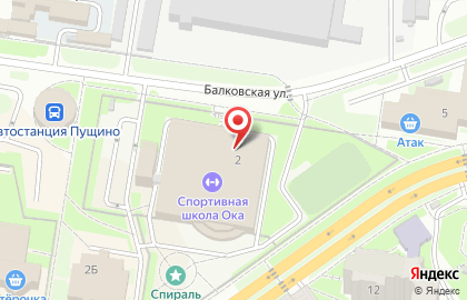 Ремонт стиральных машин в Пущино на карте