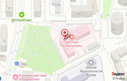 Центр детской медицины на улице Хайдара Бигичева на карте