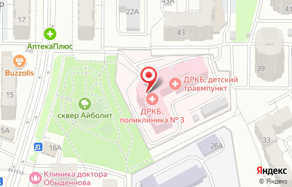 Аптека Таттехмедфарм на улице Хайдара Бигичева на карте