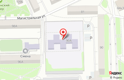 Детский сад №168 в Советском округе на карте