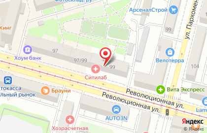 AUTOPARTS на Революционной улице на карте