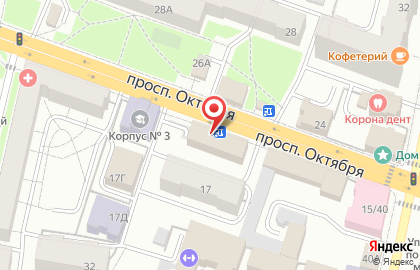 Салон мебели Mr.doors на проспекте Октября на карте
