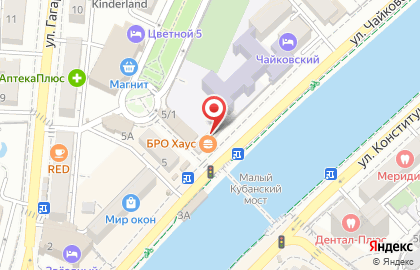 Кофейня Black c на улице Чайковского на карте