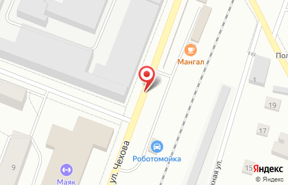 Автостоянка на ул. Чехова (Гатчинский район), 15а на карте