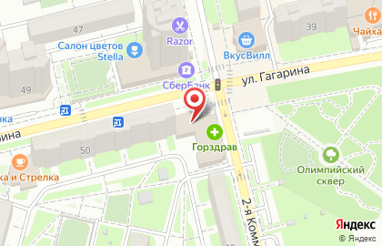 Магазин колбасных изделий Рублёвский на улице Гагарина в Домодедово на карте
