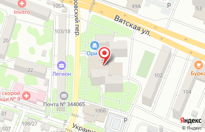 Мебельный салон Оринт в Днепровском переулке на карте