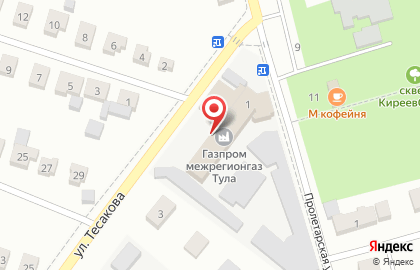 ООО Газпром межрегионгаз Тула в Киреевске на карте