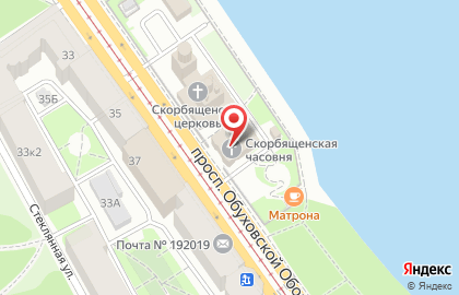 Храм иконы Божией Матери всех скорбящих Радость в Санкт-Петербурге на карте