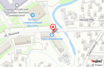 Продуктовый магазин Флагман в Горно-Алтайске на карте