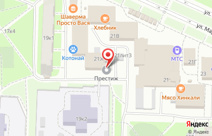 Ломбард Престиж на улице Маршала Захарова на карте