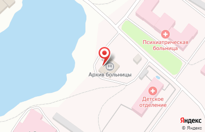 Костромская областная психиатрическая больница на Больничной улице на карте