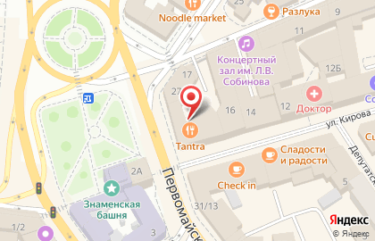 Академия на улице Кирова на карте