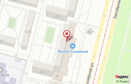 ОАО Банкомат, АКБ МОСОБЛБАНК на Заозёрной улице на карте